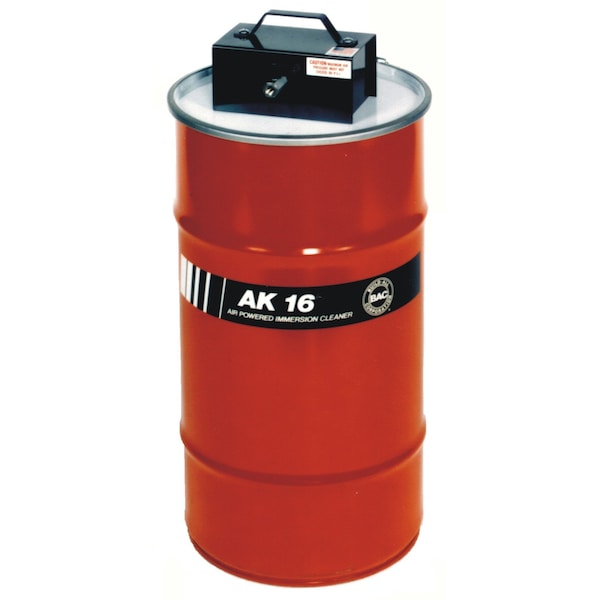 Build-All Parts Washer, Air Powered Immersion Cleaner, Rotating Heavy Duty Basket, Solvent Parts Cleaning AK16 - main